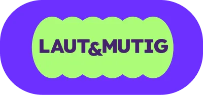 LAUT & MUTIG Badge-Illustration
